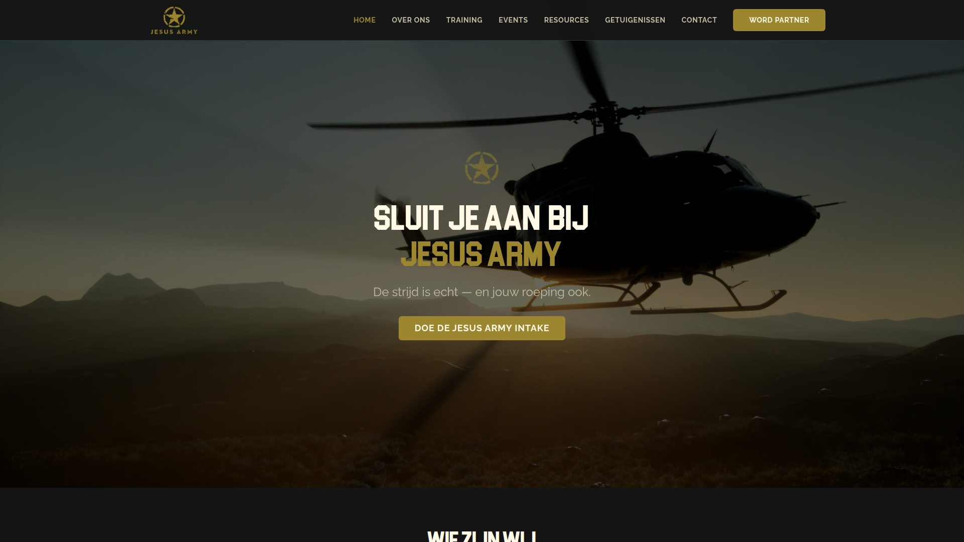 Website ontwerp voor Jesus Army - Website ontwikkeling door Refreshed Webdesign