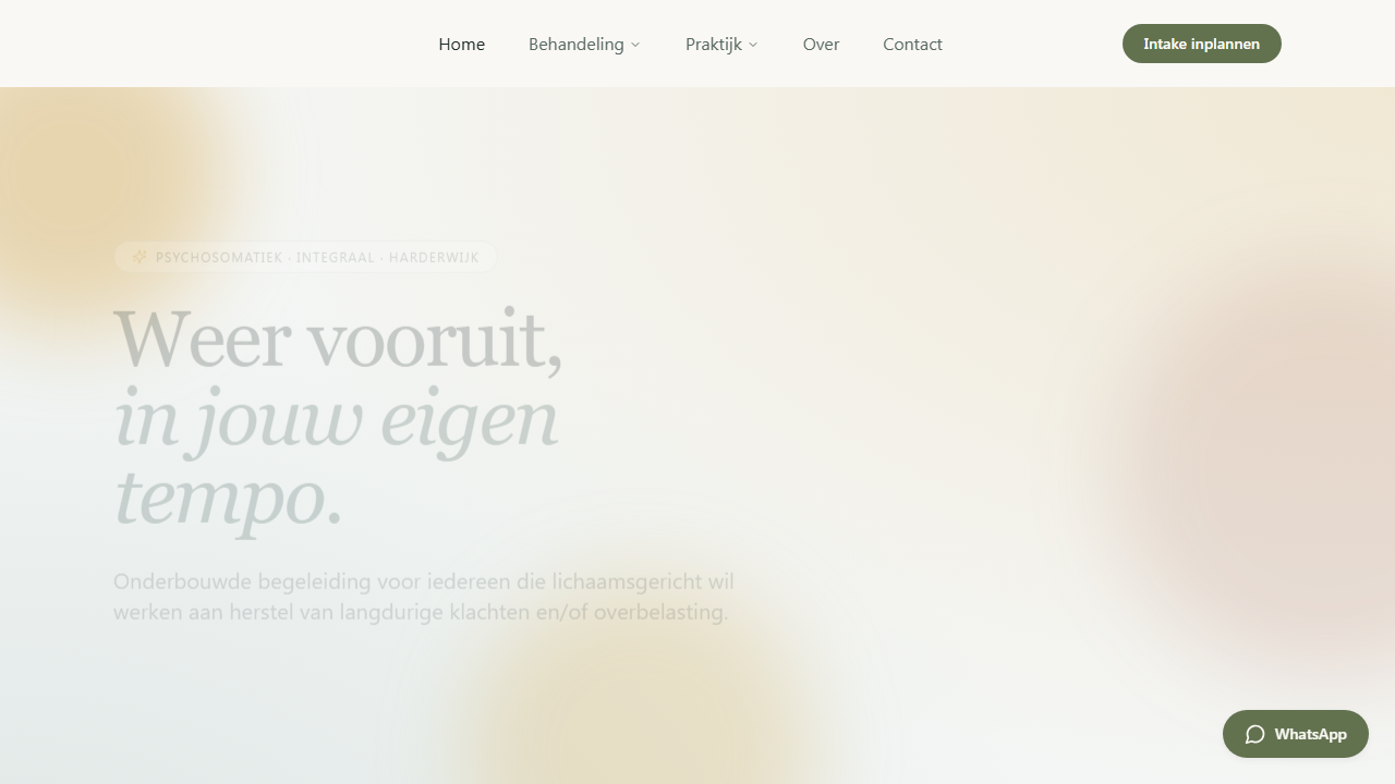 Website ontwerp voor Praktijk Vooruit - Website voor praktijk door Refreshed Webdesign